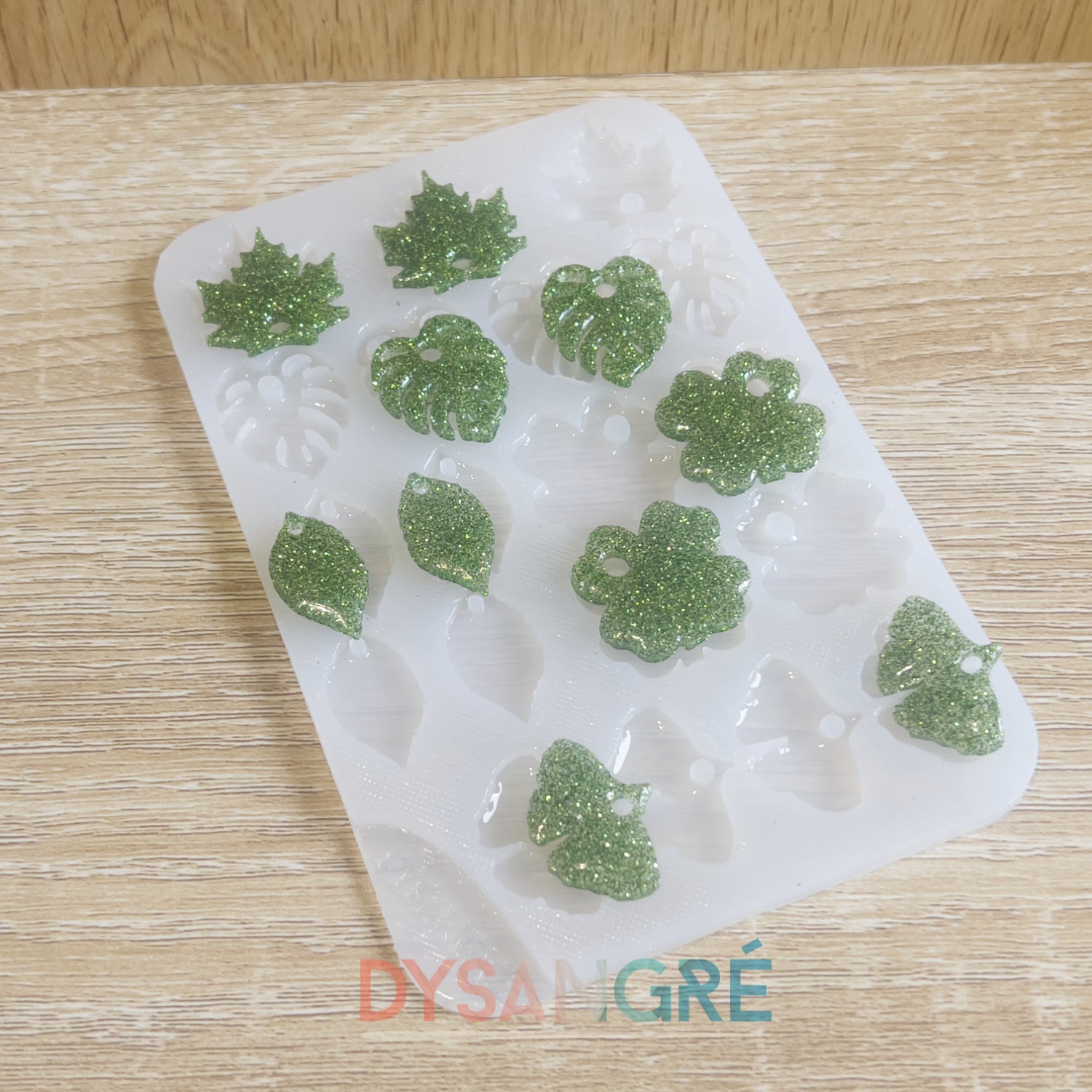 Moule en silicone Pampilles Feuillages