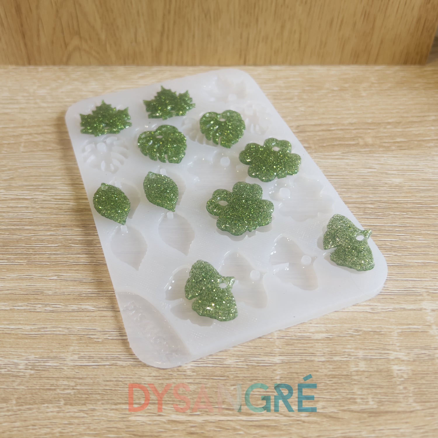 Moule en silicone Pampilles Feuillages