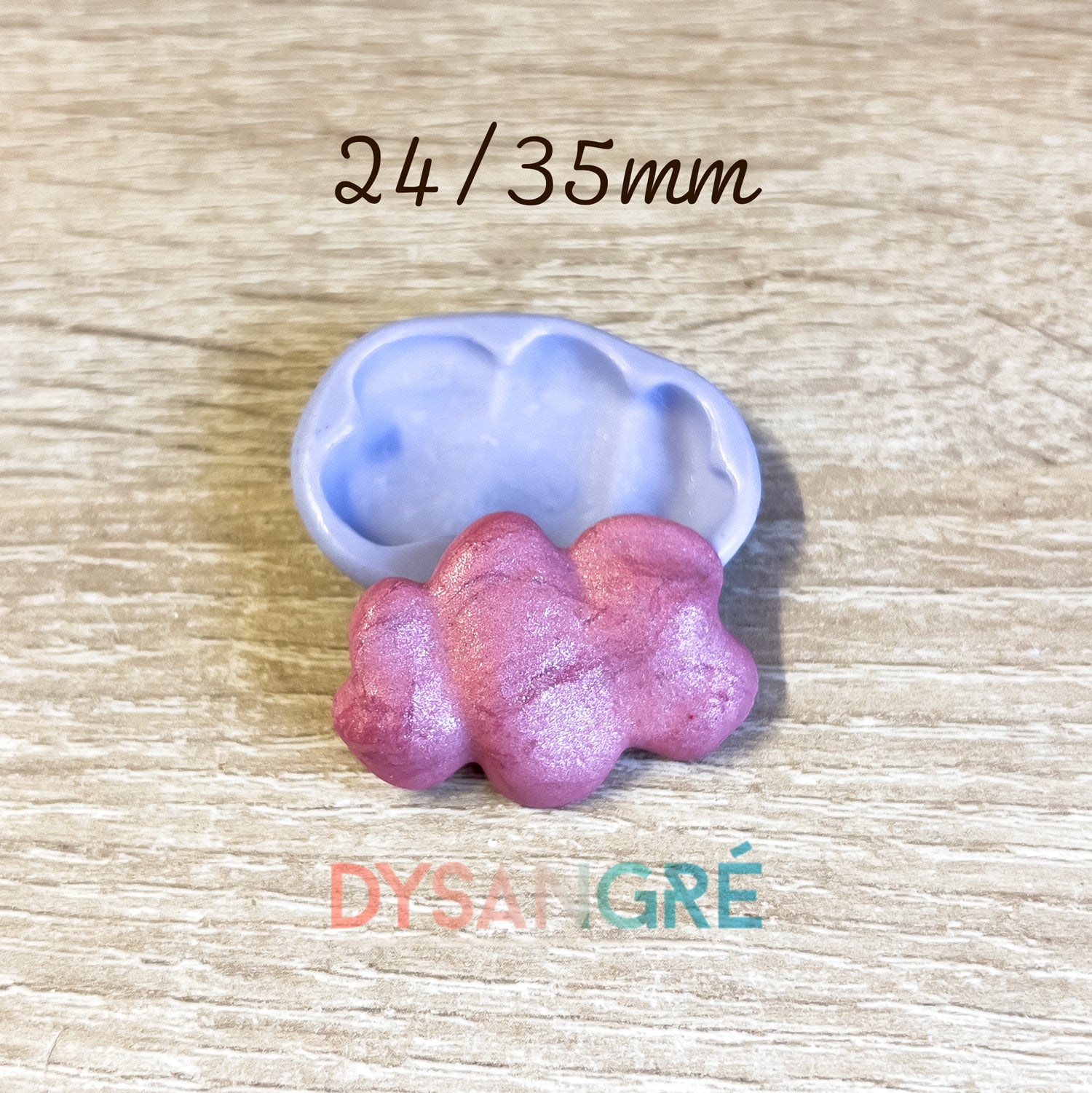 Moule en silicone Nuage 24/35mm