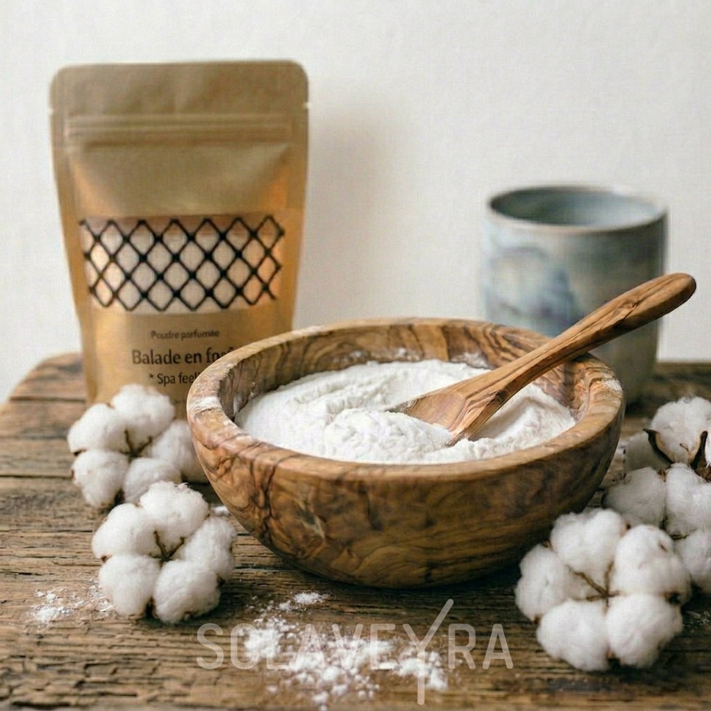 Poudre parfumée Parfum Fleurs de coton by Solaveyra