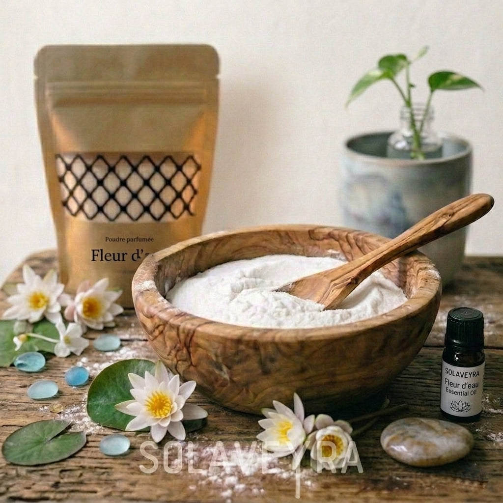 Poudre parfumée Parfum Fleurs d'eau by Solaveyra