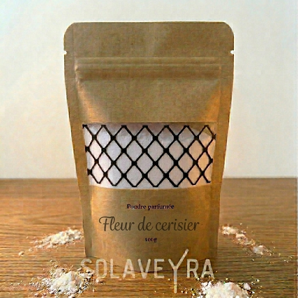 Poudre parfumée Parfum Fleurs de cerisier by Solaveyra