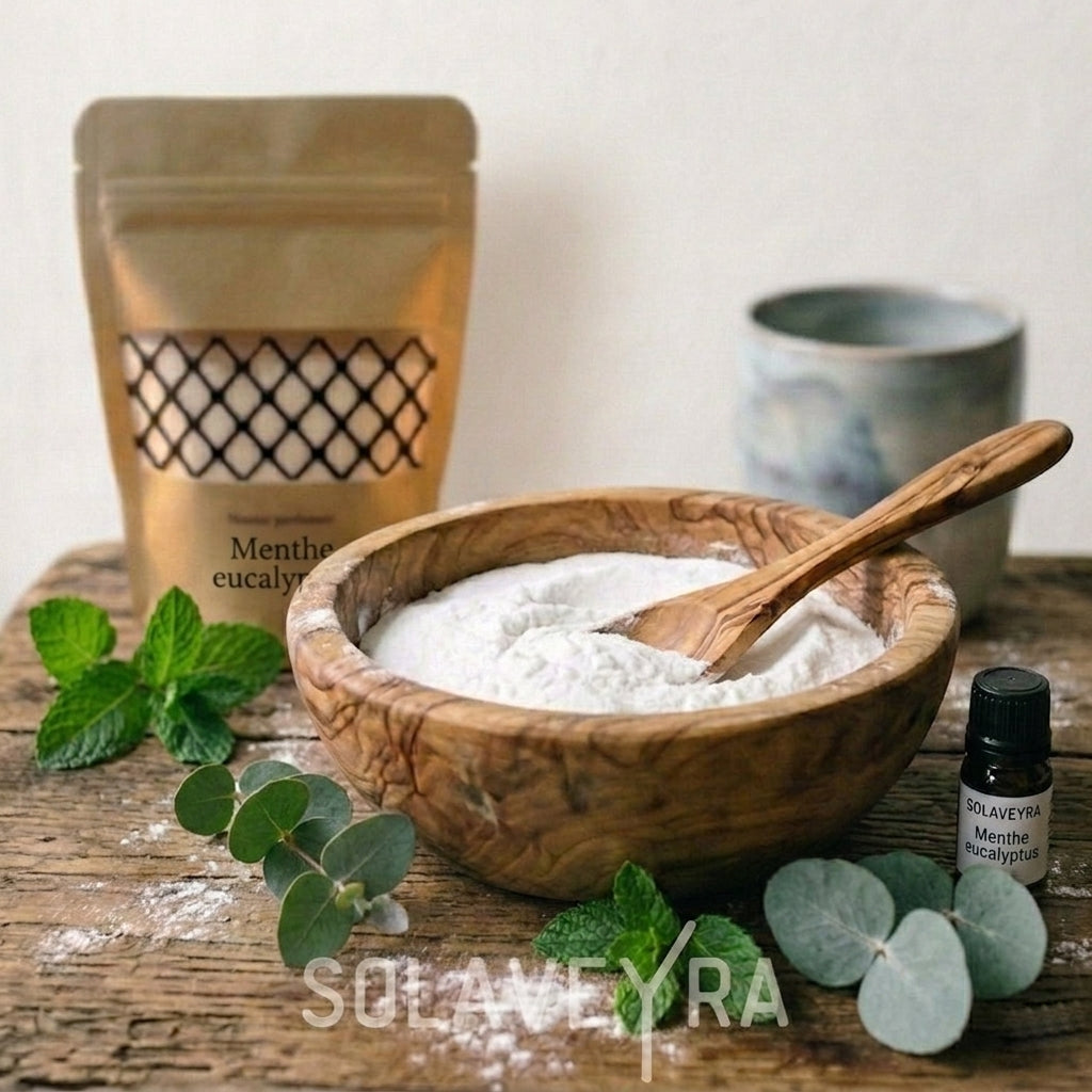 Poudre parfumée Parfum Menthe Eucalyptus by Solaveyra