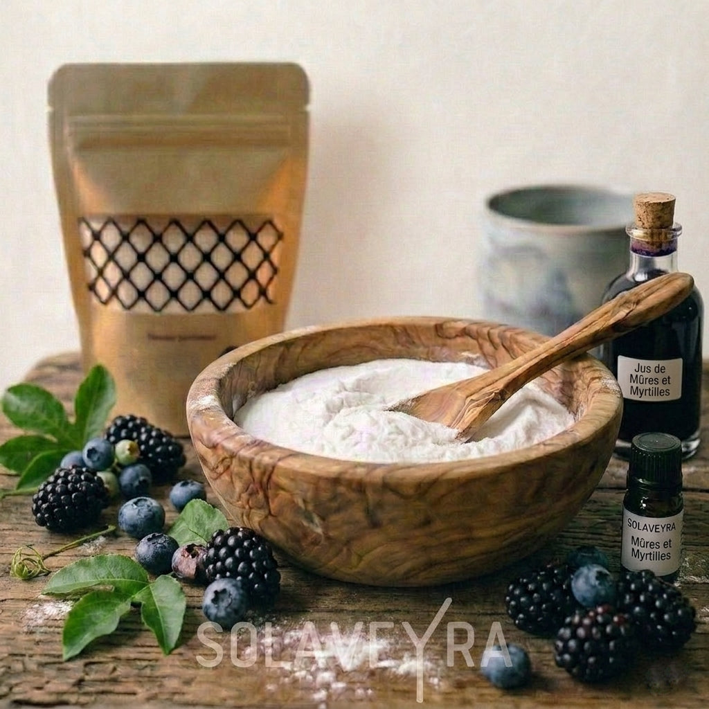 Poudre parfumée Parfum Mûre et Myrtille by Solaveyra