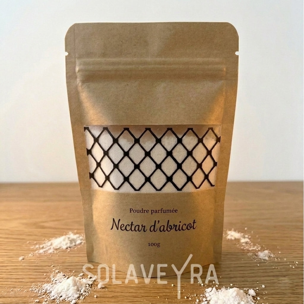 Poudre parfumée Parfum Nectar d'abricot by Solaveyra