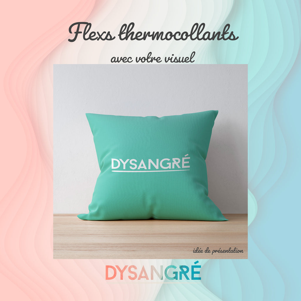 Flexs thermocollant visuel ou logo