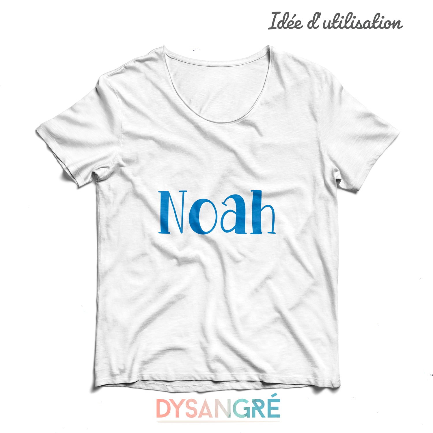 Flexs thermocollant prénom avec typographie aux choix thème fantaisie