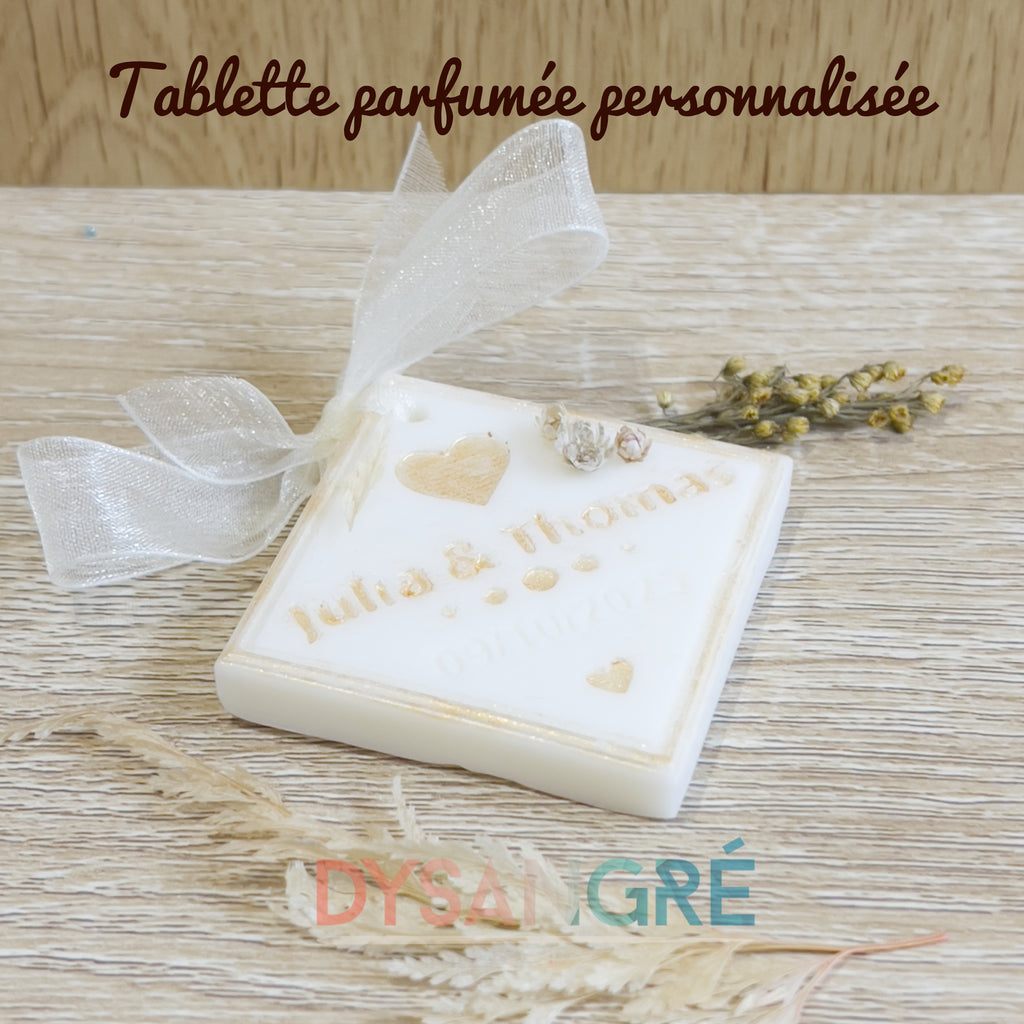 Tablette parfumée Carré personnalisée