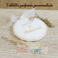 Tablette parfumée ronde personnalisée