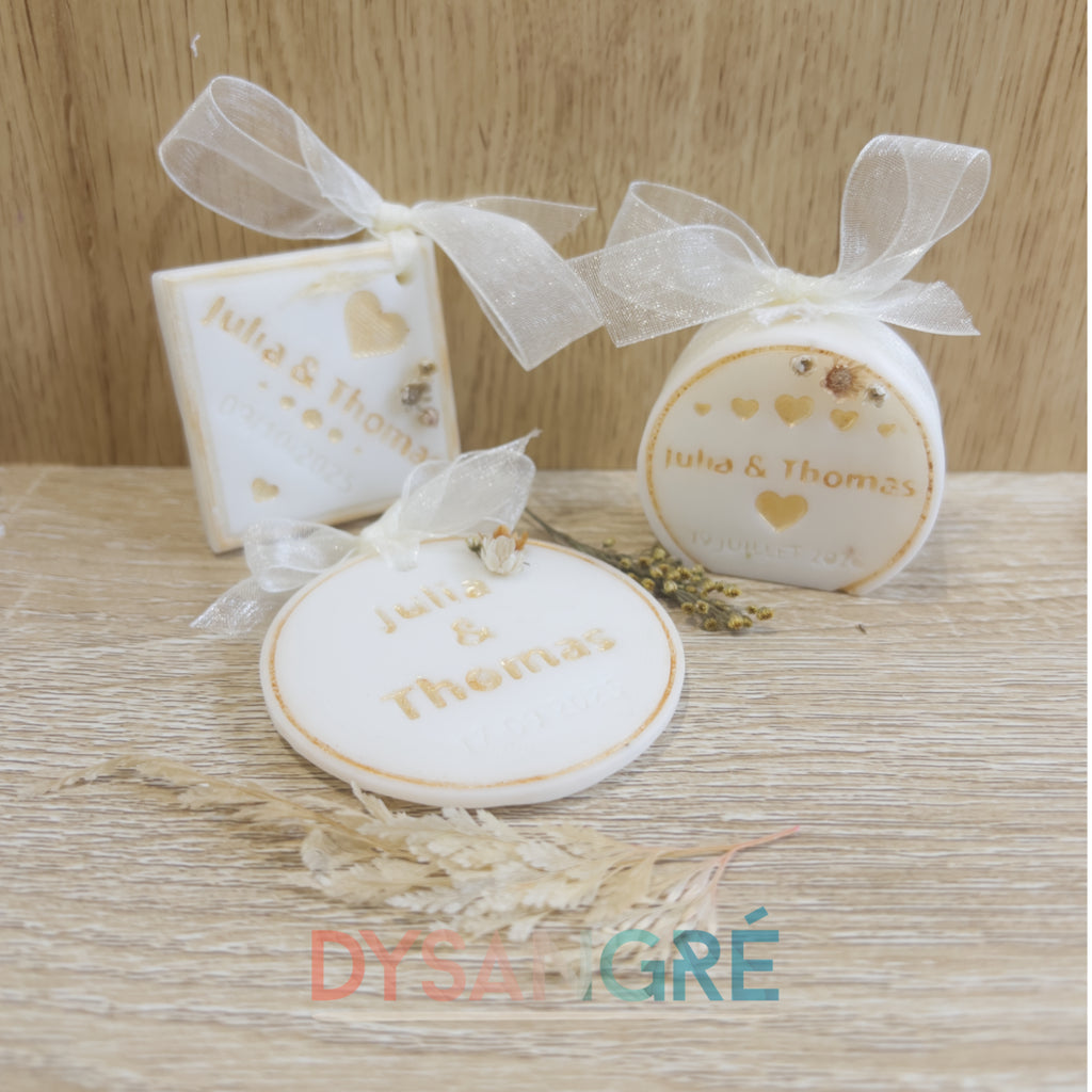 Bougie parfumée Ronde personnalisée