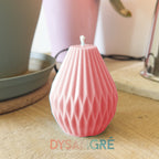 Bougie bijoux rose senteur Baie givré