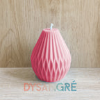 Bougie bijoux rose senteur Baie givré