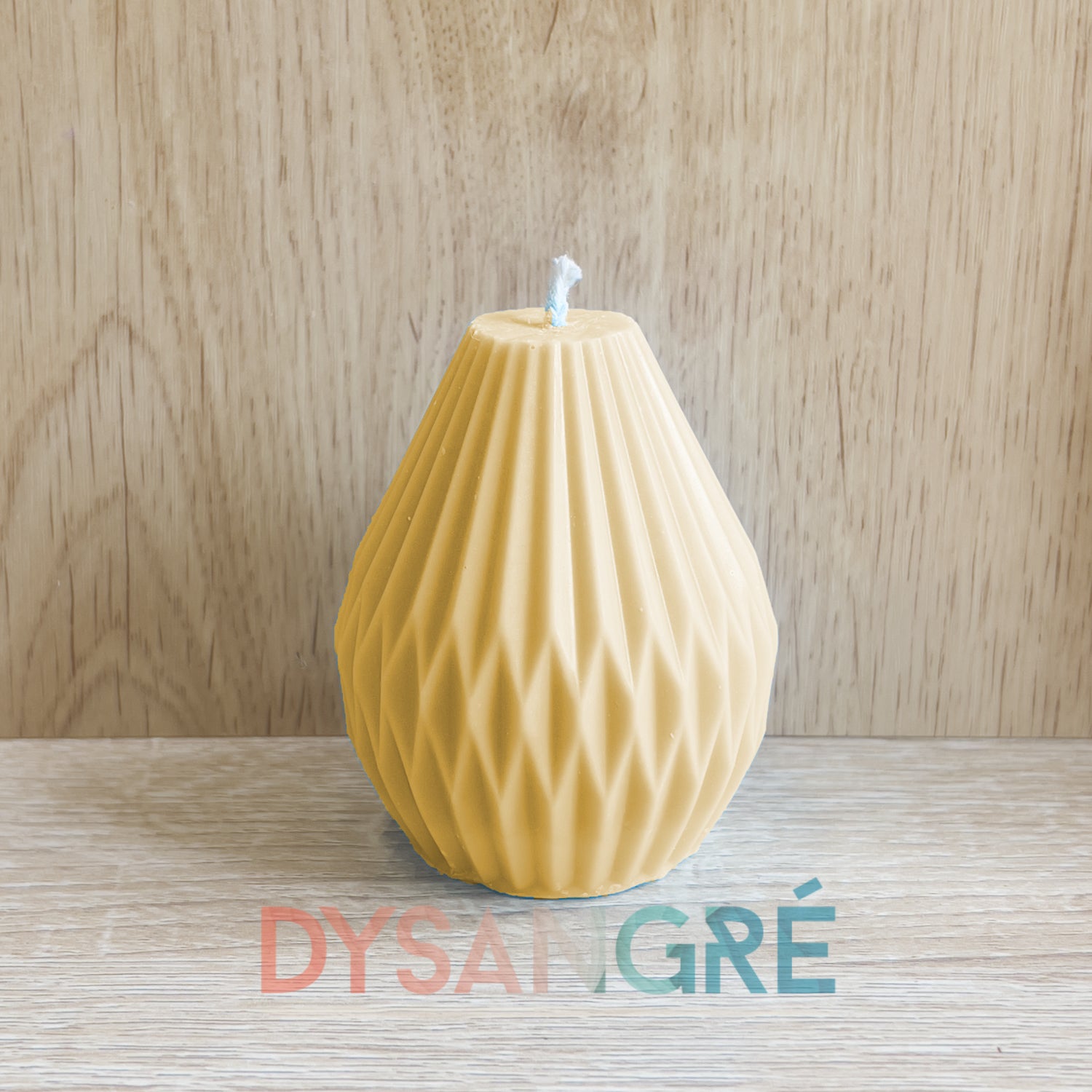 Bougie bijoux jaune senteur Fruit de la passion