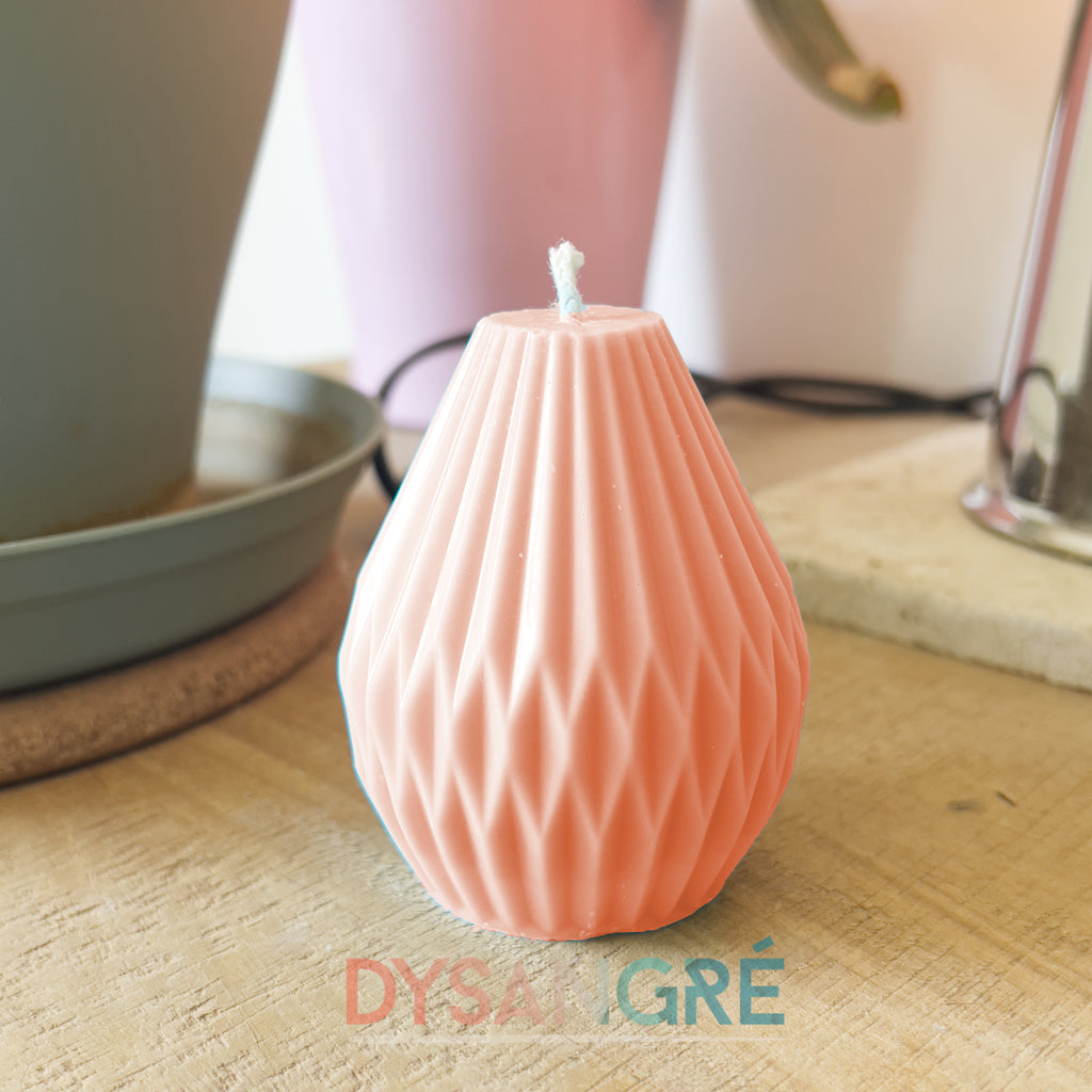 Bougie bijoux orange senteur Nectar d'abricot