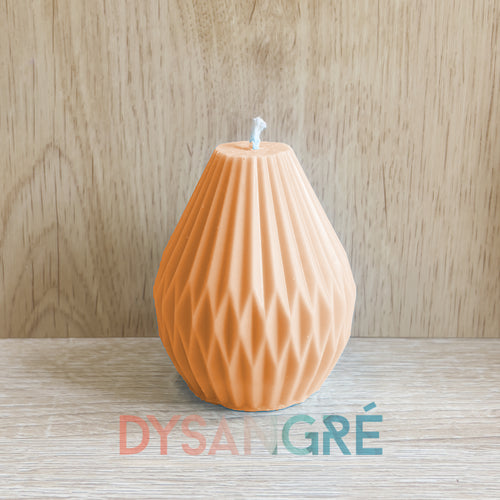 Bougie bijoux orange senteur Nectar d'abricot