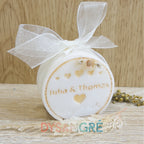 Bougie parfumée Ronde personnalisée