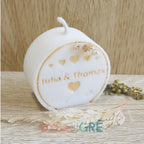 Bougie parfumée Ronde personnalisée