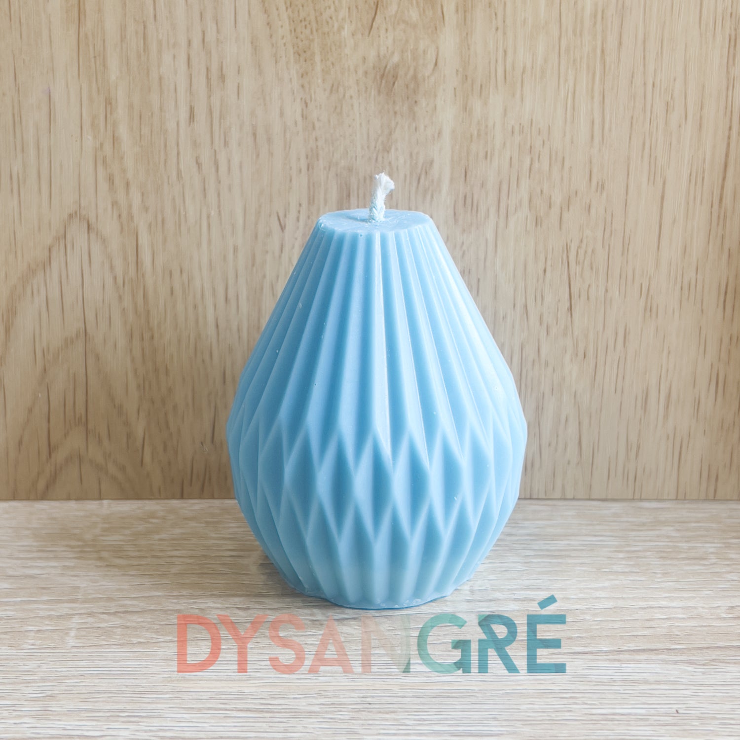 Bougie bijoux bleu senteur apaisante