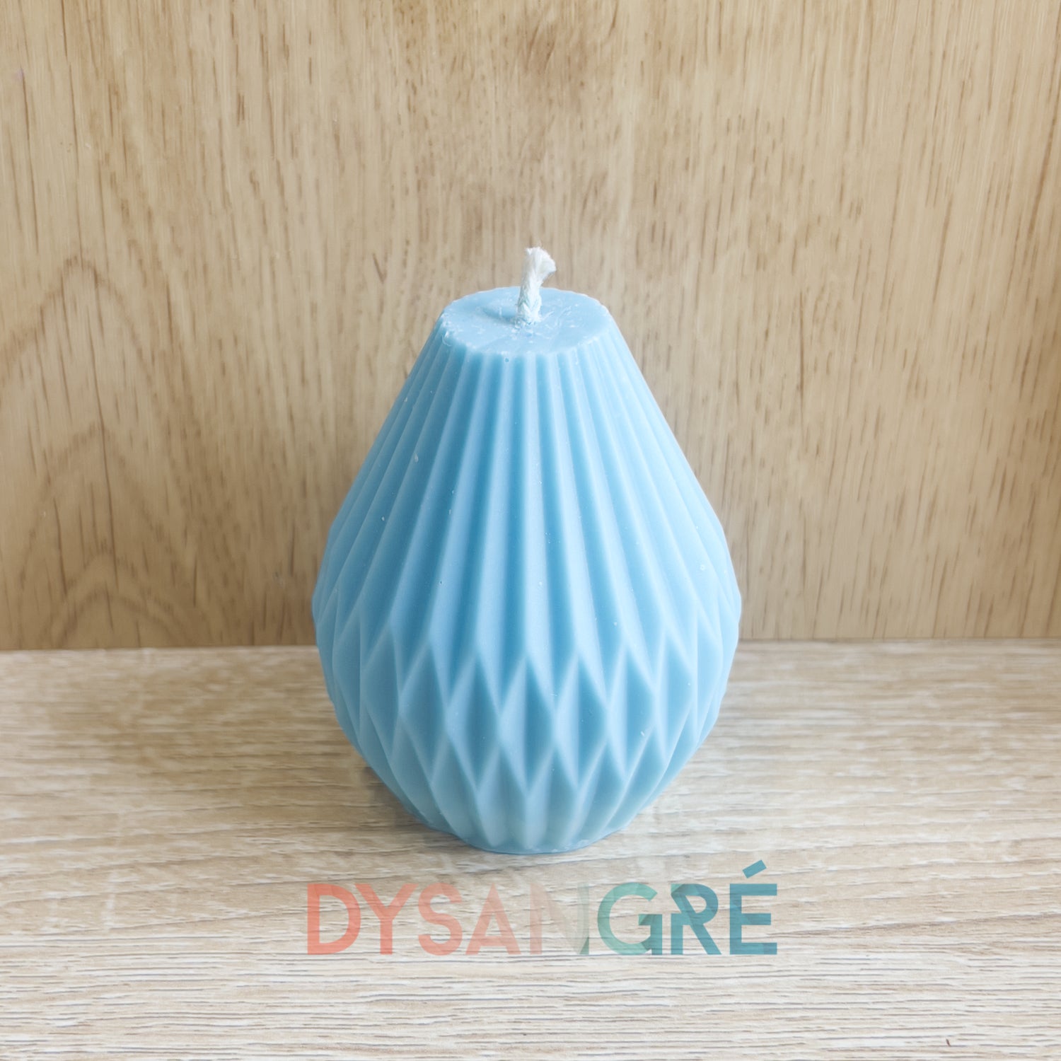 Bougie bijoux bleu senteur apaisante