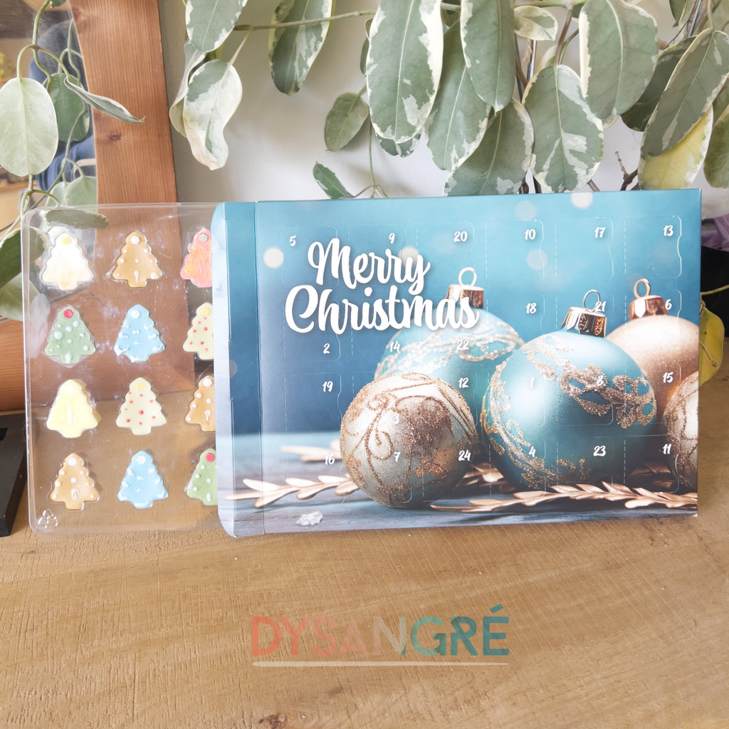 Calendrier de l'Avent fondant senteur de Noël Boule de Noël