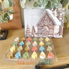 Calendrier de l'Avent fondant senteur de Noël Maison pain d'épice