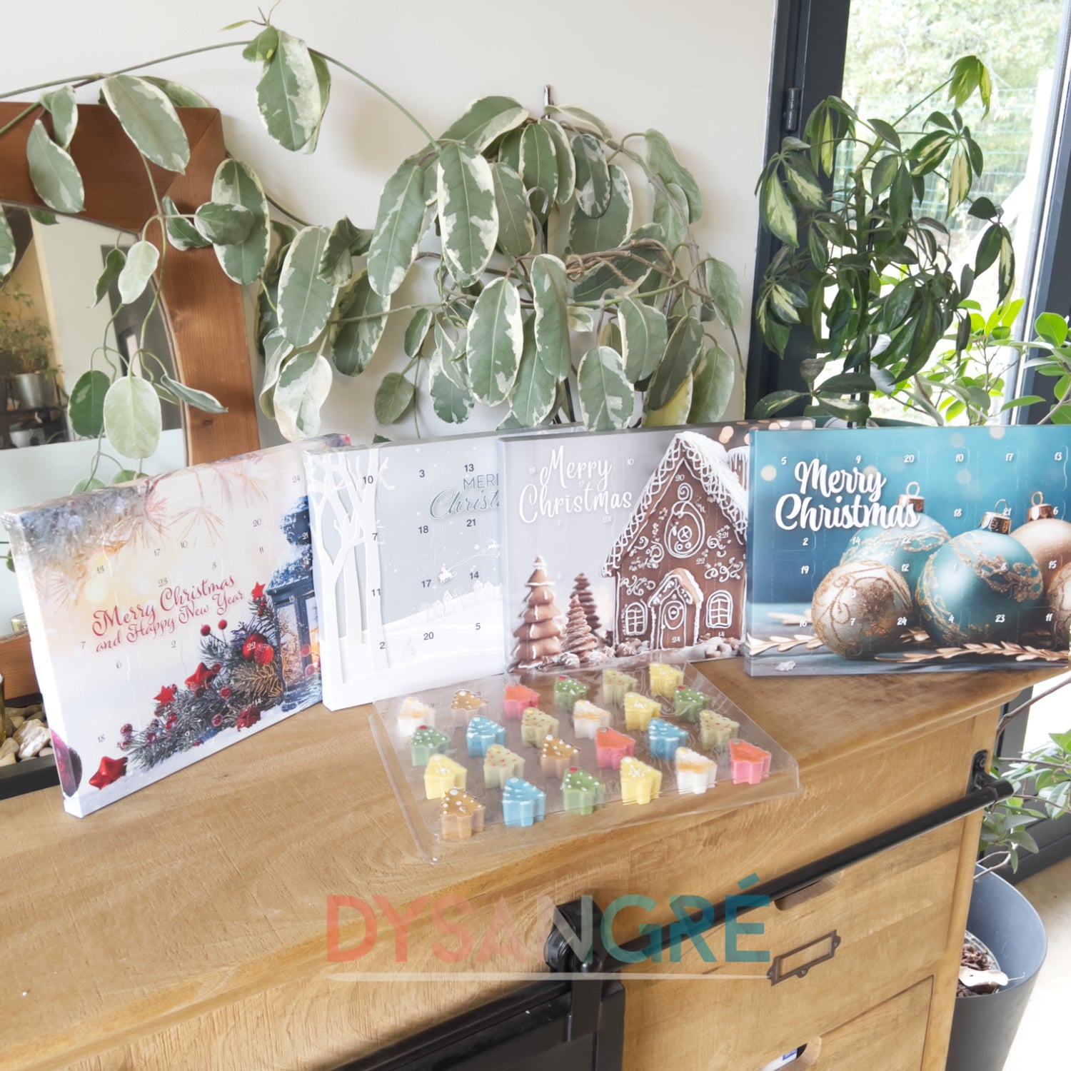 Calendrier de l'Avent fondant senteur de Noël Boule de Noël