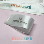 Etiquettes à coudre avec visuel 25mm