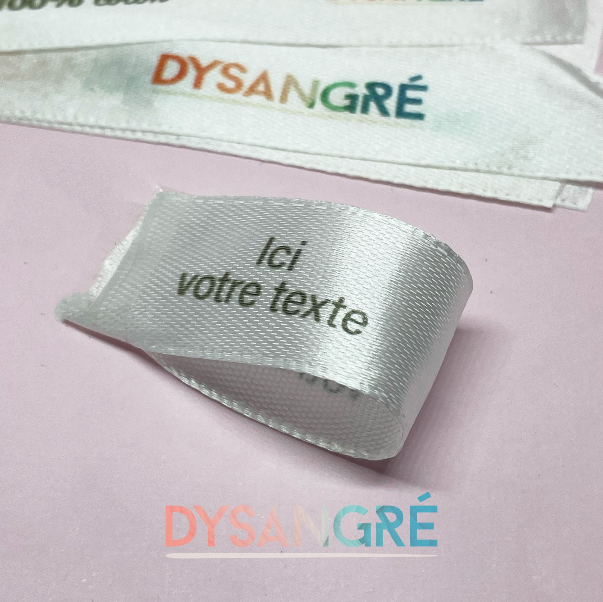 Etiquettes à coudre avec visuel 13mm