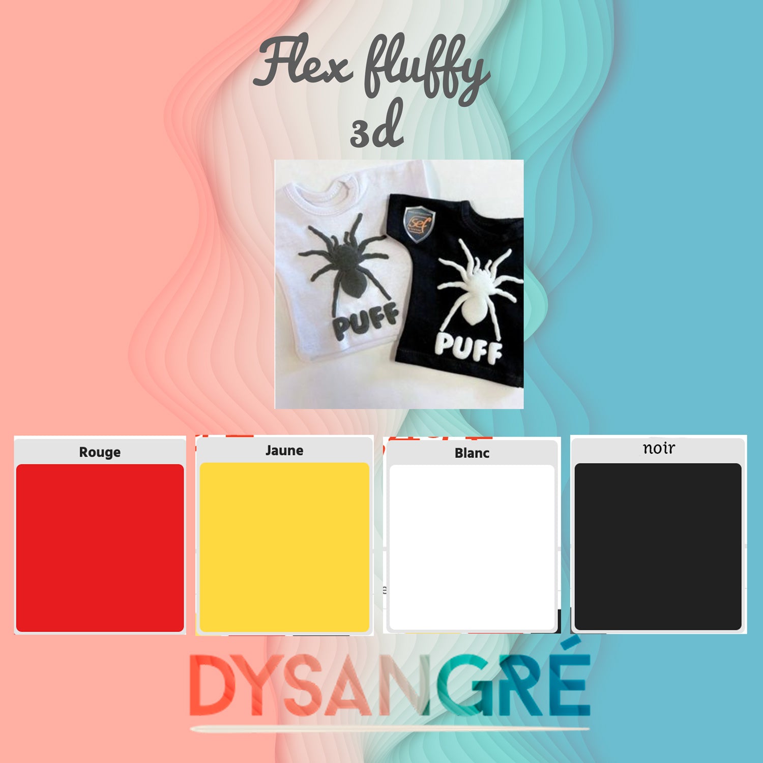 Flexs thermocollant visuel ou logo