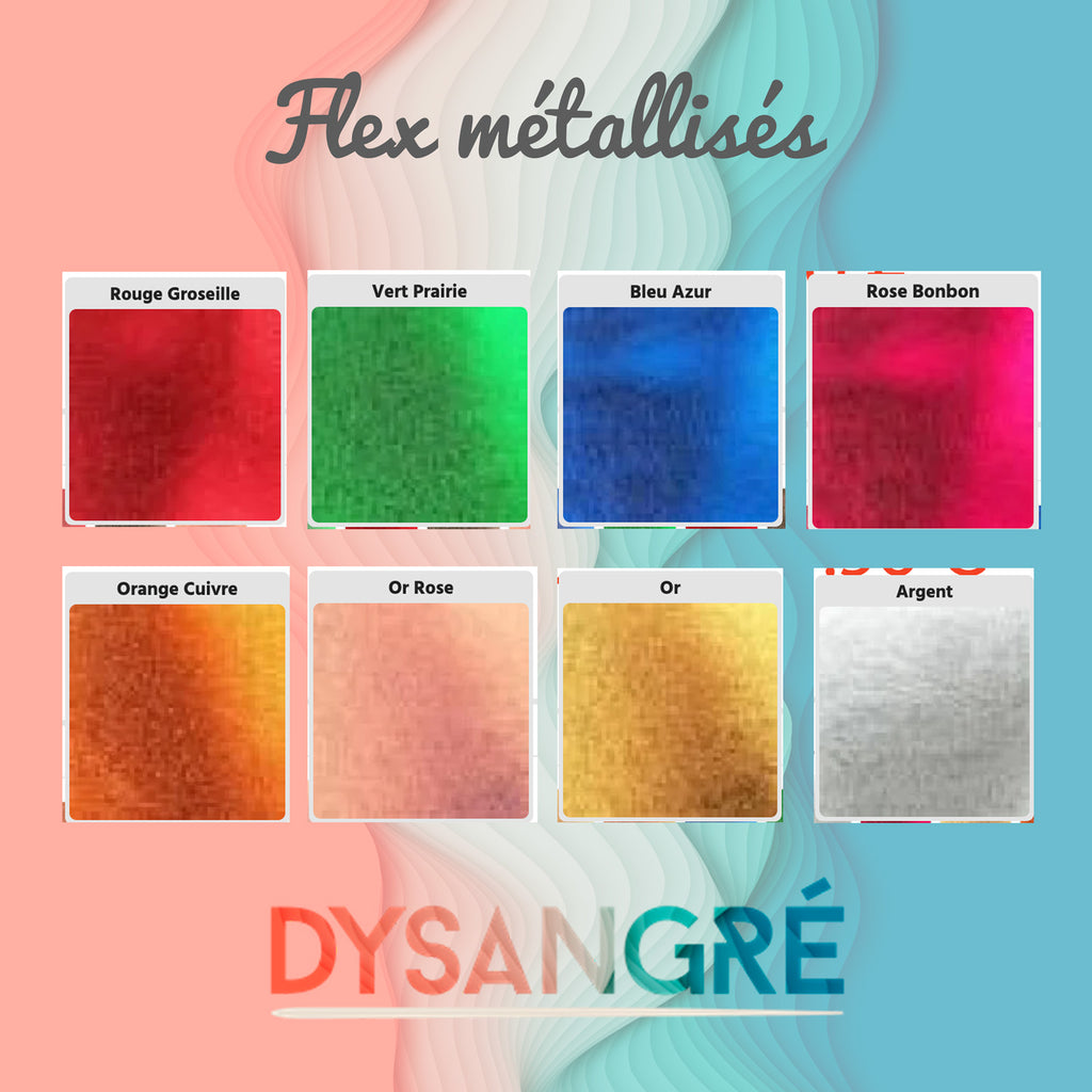 Flexs thermocollant prénom avec typographie aux choix thème Manuscrit