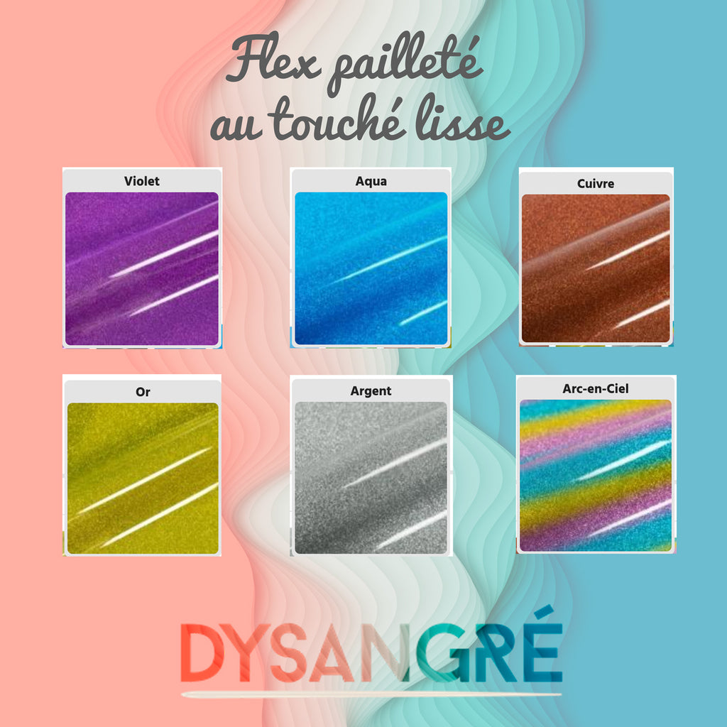 Flexs thermocollant prénom avec typographie aux choix thème Manuscrit