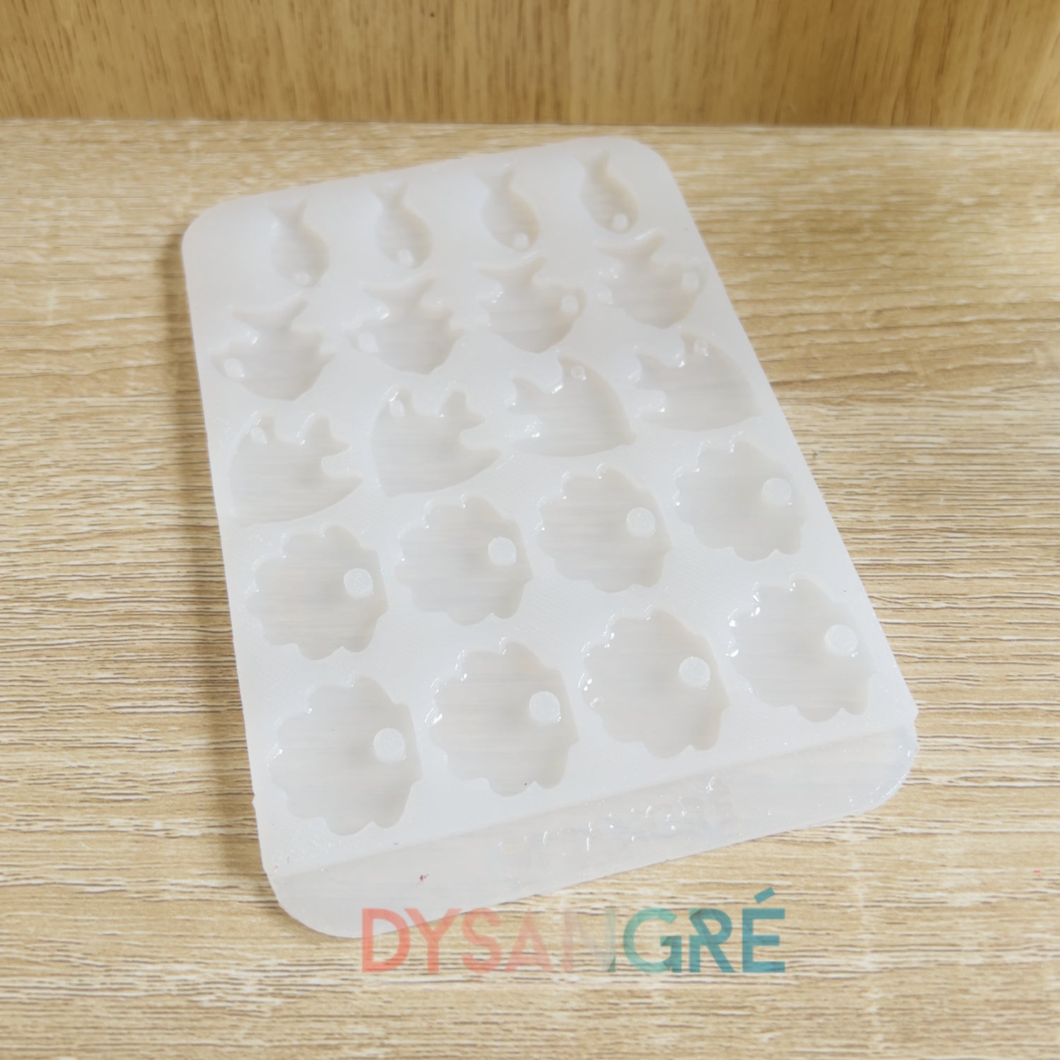 Moule en silicone Pampilles Sous l'eau