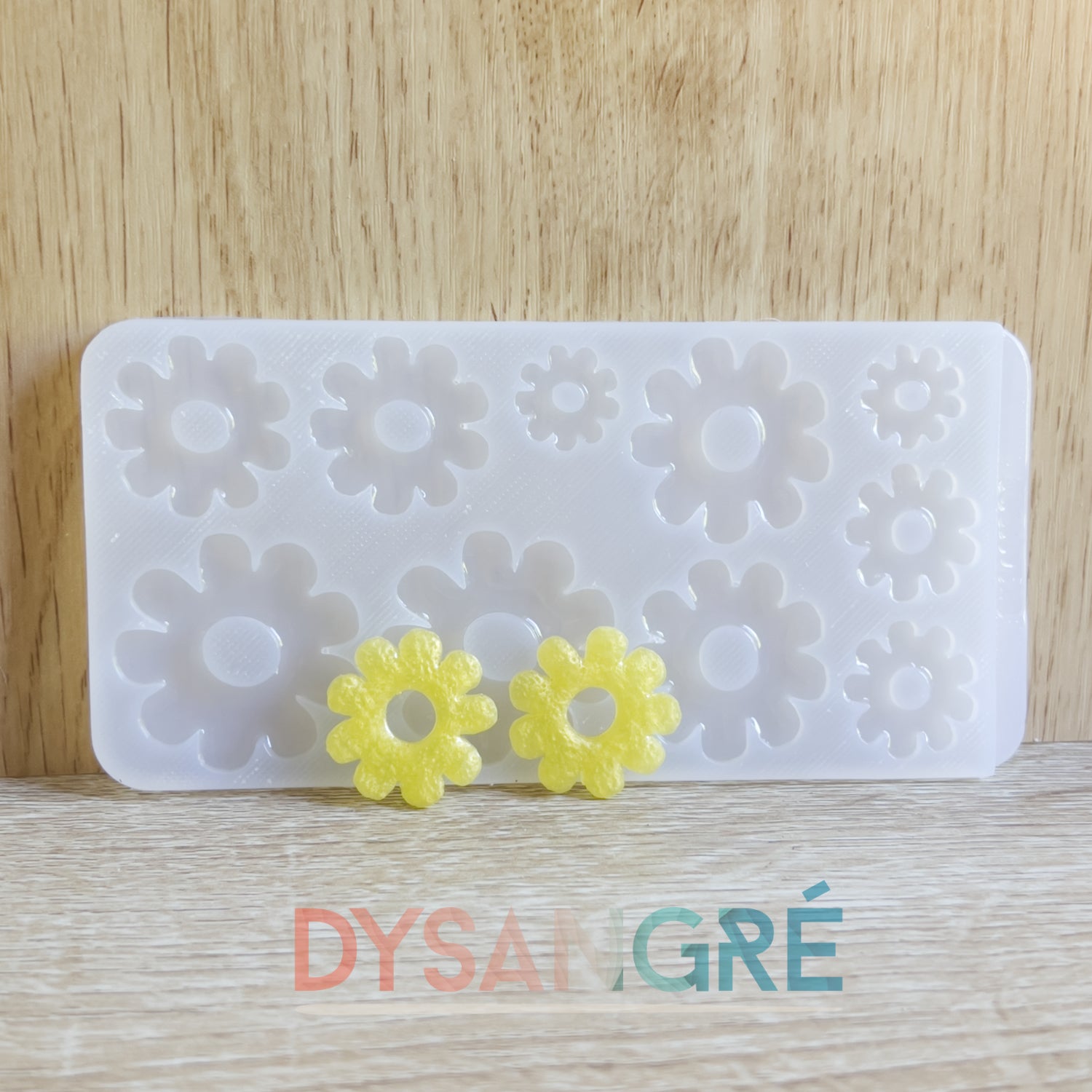 Moule en silicone Pampilles Multi-tailles Fleurs de Paquerette