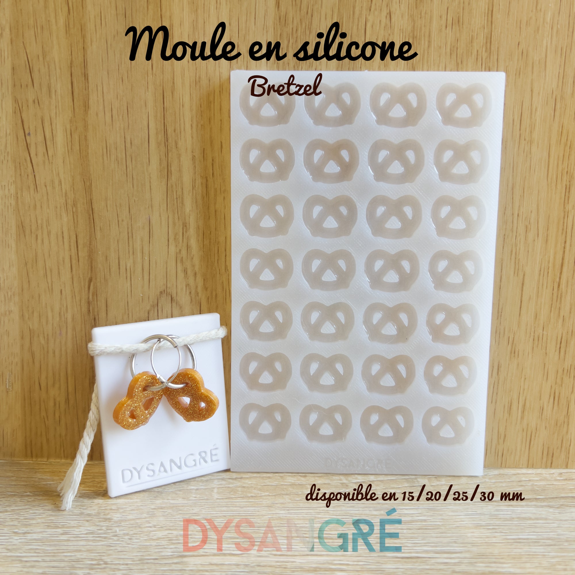 Moule en silicone Pampilles Bretzel