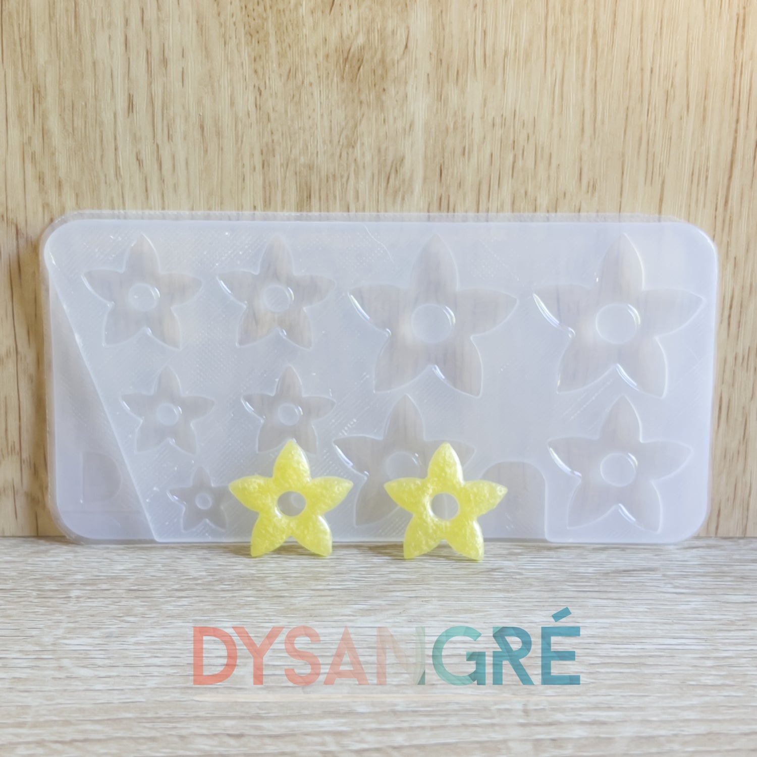 Moule en silicone Pampilles Multi-tailles Fleurs de Monoï