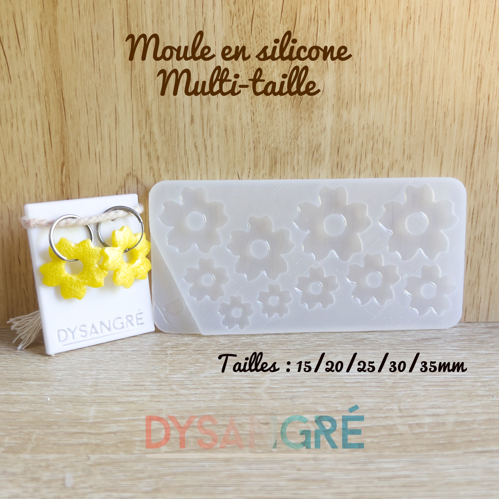 Moule en silicone Pampilles Multi-tailles Fleurs de cerisier