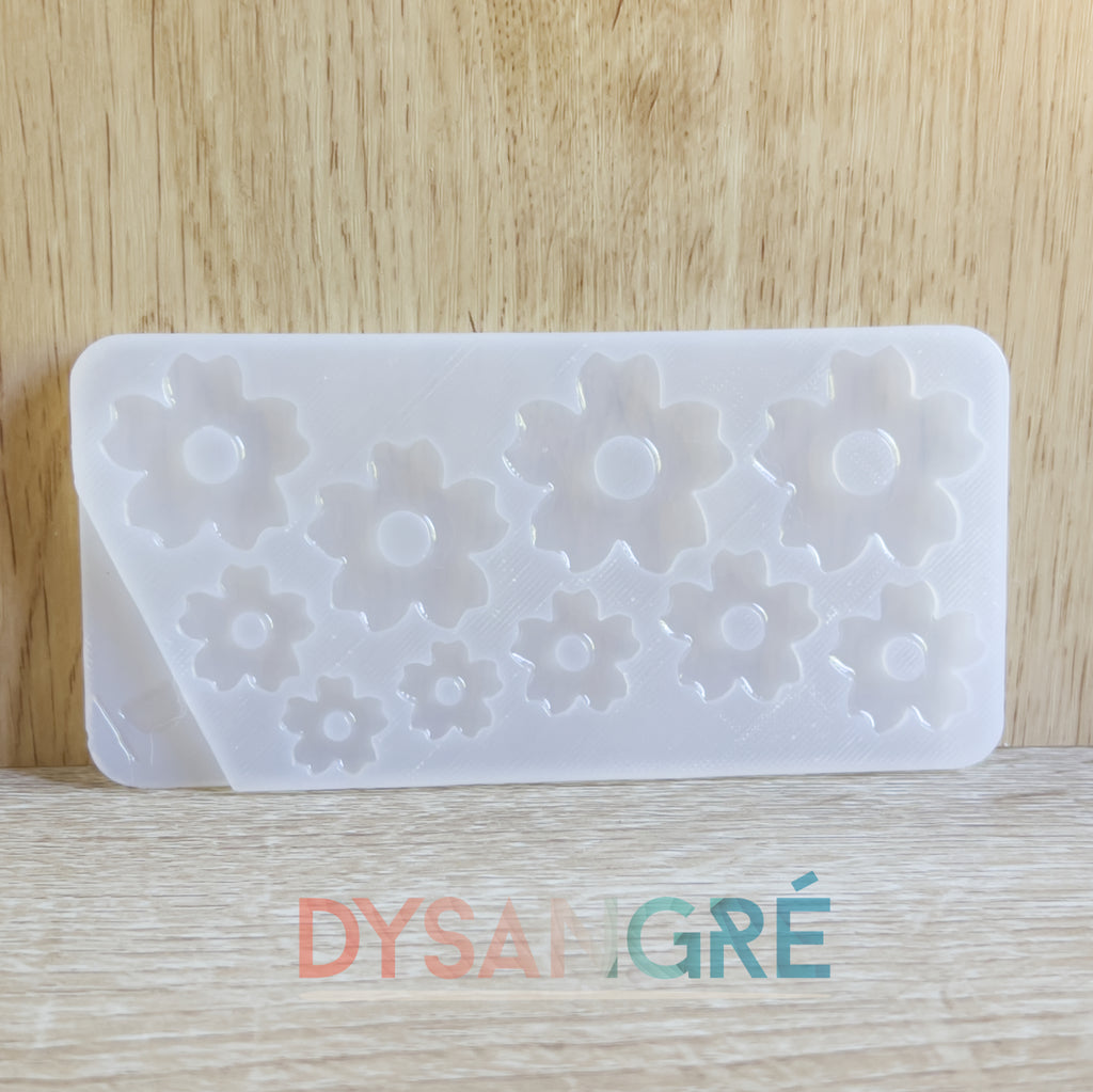 Moule en silicone Pampilles Multi-tailles Fleurs de cerisier