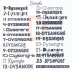 Flexs thermocollant prénom avec typographie aux choix thème fantaisie